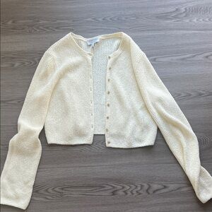 & Other Stories Cream Cardigan Sweater